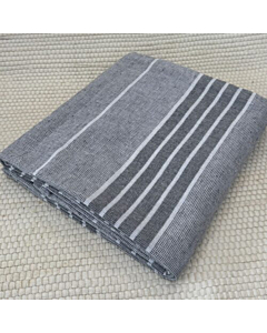 Cotton Kikoy Sarong - Dark Grey